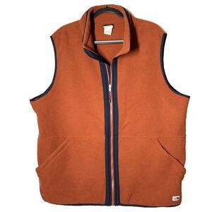 North Face Vest Copper Brown Mens XXL‎ Fleece Navy Gorpcore Outdoors Carbondale